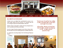 Tablet Screenshot of al-dente-restaurant.co.uk